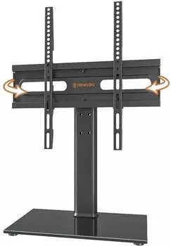 LuxusKollektion TV-St&auml;nder drehbar h&ouml;henverstellbar 27-55 Zoll, Glasfu&szlig;, VESA 400x400mm (HT06B-002)