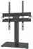 LuxusKollektion TV-Ständer drehbar höhenverstellbar 27-55 Zoll, Glasfuß, VESA 400x400mm (HT06B-002)