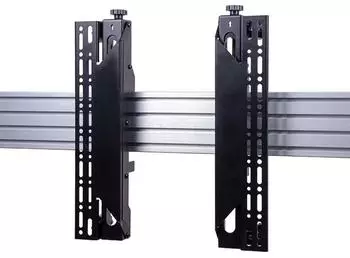 B-Tech System X VESA 400 Montageschienen für LCD-Bildschirm, schwarz (BT8390-VESA400MAF/B)
