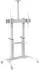 PureMounts Premium TV Cart Single Display mit Ablage, bis 120
