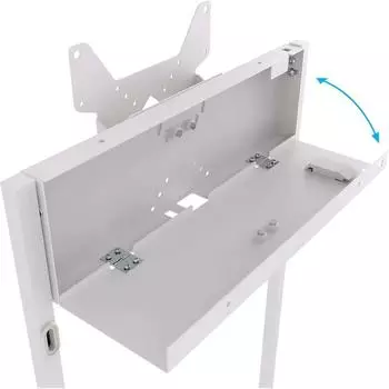 B-Tech E-Paper-Ständer 200x200mm, back-to-back, neigbar, weiß (BT7613/W)