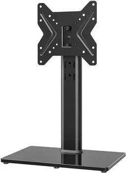 LuxusKollektion TV-Standfuß höhenverstellbar 19-43 Zoll, VESA 200x200, schwarz