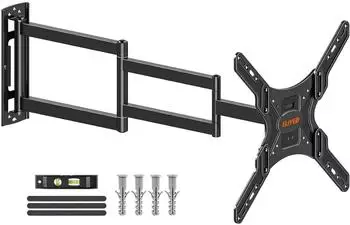 LuxusKollektion EV3018 TV-Wandhalterung schwenkbar ausziehbar 26-65 Zoll, VESA 400x400mm, 35kg (EV3018)