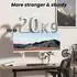 Putorsen Monitor-Wandhalterung Ultrawide 17-49 Zoll, höhenverstellbar, 20kg, VESA 75/100/200mm, weiß