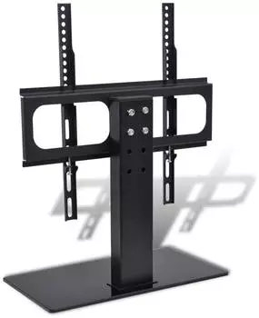 vidaXL TV-Halterung mit Sockel, Eisen, schwarz, 23"-55"