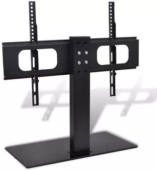 vidaXL TV-Halterung mit Sockel, Eisen, schwarz, 32"-70"