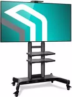 Onkron TV-St&auml;nder TS1881-B, schwarz, TV-Standfu&szlig;,50-86 Zoll, mit Zwischenboden &
