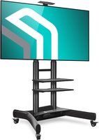 Onkron TV-St&auml;nder TS1571-B, schwarz, TV-Standfu&szlig;, 32-75 Zoll, mit Zwischenboden &