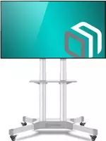 Onkron TS1351-W, Onkron TV SET ACC MOBILE STAND/32-65"/WHITE TS1351-W (50 kg, 32" -