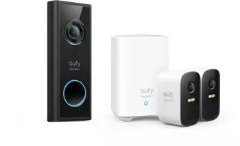 Eufy eufyCam 2C + S220 Video Doorbell Add-on Unit