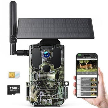 WOLFANG Wildkamera 2.5K 4G LTE