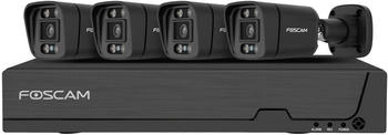 Foscam LAN IP-&Uuml;berwachungskamera-Set 8-Kanal mit 4 Kameras 3840 x 2160 Pixel (FNA108E-B4-2T black)