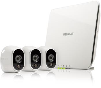 Arlo Kabelloses Sicherheitssystem mit 3 HD-Kameras VMS3330