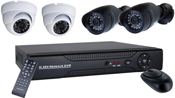 smartwares Kameraüberwachungs-Set DVR620S,