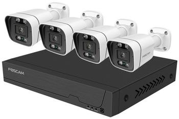 Foscam FNA108E-B4-2T kit de vid&eacute;o-Surveillance Avec fil 8 canaux (FNA 108 E B4 2T wh)
