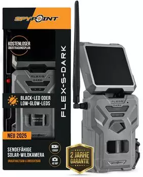 Spypoint FLEX-S-DARK LTE 4G 40 MP Ausl&ouml;sezeit 0 3 SekSolar App-f&auml;hig (680620)