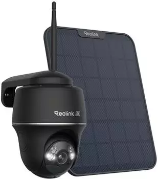 reolink 4K 8MP Smarte kabellose Argus Series (5/2 4 GHz Dualband potlight ersonen-/Fahrzeugerkennung) Schwarz