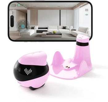 Enabot Ebo Air 2 (2304 x 1296 Pixels) Netzwerkkamera Pink (EBO Air 2 P)