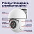 Trust IPCAM-3900 360°Nachtsicht Eingebaute Licht/Sirene/Mikrofon Aussenkamera App-Kontrolle Smart Home Weiß (71363)