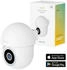 Hombli Pan & Tilt 4k Schwenkfunktion UHD Farbnachtsicht Audio Alarm Flutlicht kompatibel Alexa Google (HBPT-0109)