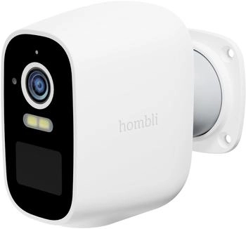 Hombli Battery Cam2K Akkubetriebene flexiblem Halter2K QHD Farbige Nachtsicht Bewegungserkennung Alarm & Flutlicht IP66 (HBCB-0109)