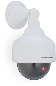 Relaxdays 10 xDummy Dome Fake-Kamera blinkend Attrappe (10046502)