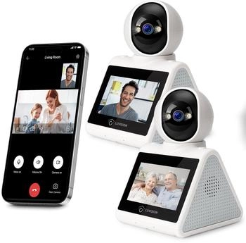 LUVISION C41Plus ( Innenbereich 1-tlg PTZ ÜberwachungAutotracking Nachtsicht Senioren BaMikrofon 2-Wege Audio App) (2524)