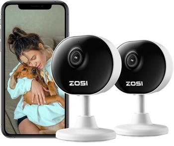 ZOSI 2MP Innen Plug-in-Strom Lokale KI für Person/Bewegungen 2 4GHz WiFi 2 Stück C688 (6941709242947)