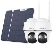 Reolink 2x B440 Battery-WiFi + 2x Solarpanel wei&szlig; (2x 40-57-9767 + 2x...