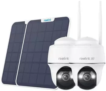 reolink 2x B440 Battery-WiFi 2x Solarpanel wei&szlig; (2x 40-57-9767 2x 40-57-9065)