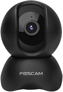 Foscam X5 5 MP Super HD WLAN schwenkbare und neigbare mit Zwei-Wege-Audiokommunikation Nachtsicht Bewegungs- und Tonerkennung Personenerkennung (schwarz)