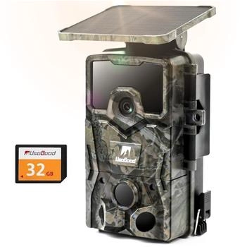 usogood 4K 48MP Solar Bewegungsmelder Nachtsicht 120&deg;Erfassungswinkel (TC40)