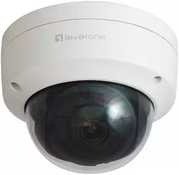 Level One IPFCS-3404 Dome Out 6MP H.265 IR 9W PoE