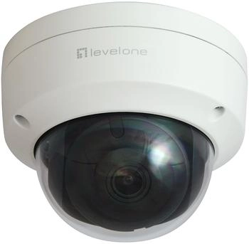 Level One Gemini Feste-Dom-IP-Netzwerk-Kamera 2 Megapixel H.265 Vandalensicher 802.3af PoE Innen/(FCS-3402)