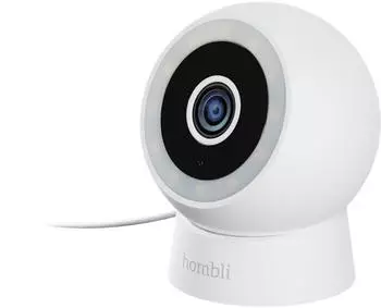 Hombli 2K QHD130Weitwinkel Farb-Nachtsicht Bewegungsmelder Flutlicht Alarm kompatibel Alexa Google (HBCO-0209)
