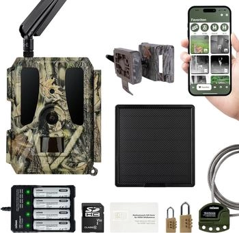 D&ouml;rr Cloud Pro 4G 60 & 100AA & Wiederaufladbar (Innenbereich Kein SIM-Lock kein Abozwang kostenlose Cloud App) 60Solar-Set