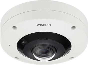 Hanwha XNF-9010RV Domkamera out.12MP PoE IR IK10 (3008 x 3008 Pixel) Netzwerkkamera Weiss
