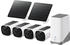 Eufy eufyCam E40 Starter-Set 4+1 - Kamera mit HomeBase 3 und 2x Solarpanel - Weiß