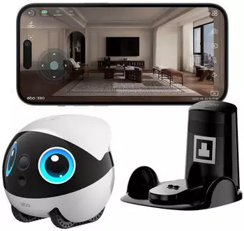 Enabot NoName EBO Air2 Plus Companion Robot White Netzwerkkamera Weiss (WH287325)