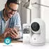 Nedis SmartLife Innenkamera 3MP Full HD 1296p Pan tilt Cloud Storage microSD (not (WIFICI23CWT)