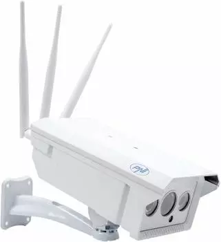 PNI Video&uuml;berwachungskamera IP30 Live 1, 3 MP GSM 4G SIM-Steckplatz f&uuml;r aussen und innen Weiss