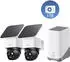 Eufy SoloCam S340 Doppelpack + HomeBase S380 + 1TB Festplatte weiß
