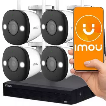 Dahua Wireless CCTV Kit Pro Schwarz Weiss (NVR1104HS-W-S2_4-F22FE)
