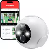 SwitchBot Wireless Security Camera Kit 2K Au&szlig;enkamera Solarpanel Farbnachtsicht (W4102000)