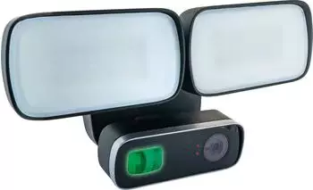 Schwaiger LED300 513 Full HD &Uuml;berwachungskamera mit Flutlicht, Alarmsirene, IP65 (LED300 513)