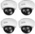 Basi KA 305 Dome Kamera-Attrappe mit Blinklicht, IP23, 4er Set (KA 305)