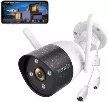 Tenda CT3 &Uuml;berwachungskamera WLAN 1080P Vollfarb-Nachtsicht IP66 (CT3)