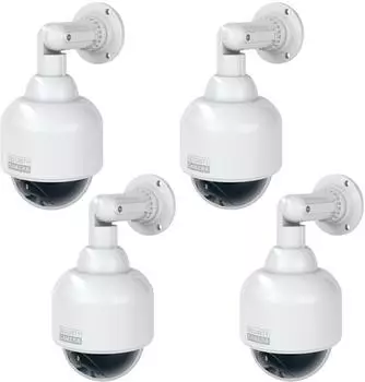 Basi KA 302 Dome Kamera-Attrappe CCTV 4er-Set IP23 (KA 302)
