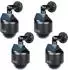 Basi KA 312 Solar-Kamera-Attrappe Dome, rotes Blinklicht, IP23, 4er-Set (KA 312)