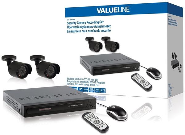 Valueline Analog-Überwachungsset SVL-SETDVR30 inkl. 2 Kameras